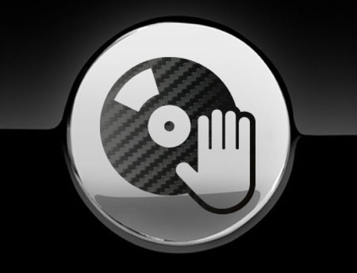 DJ Music Fuel Cap Cover Car Sticker