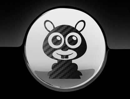 Adorable Mole Fuel Cap Car Sticker