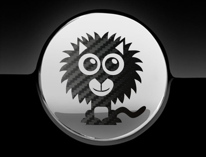 Adorable Lion Fuel Cap Car Sticker