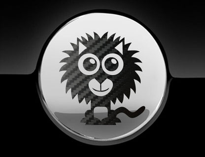 Adorable Lion Fuel Cap Car Sticker