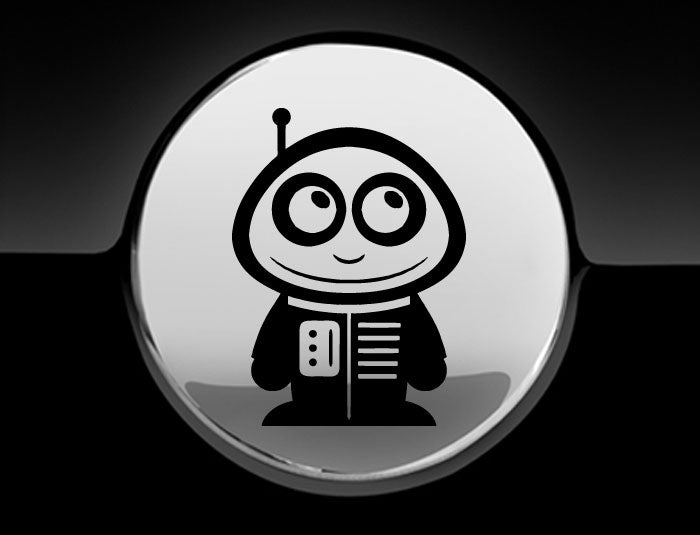Adorable Astronaut Fuel Cap Car Sticker