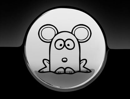 Funny Cartoon MouseFuel Cap Cover Car Sticker