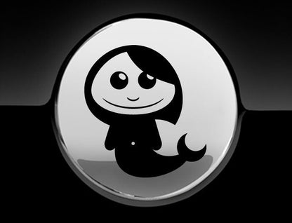Adorable Mermaid Fuel Cap Car Sticker