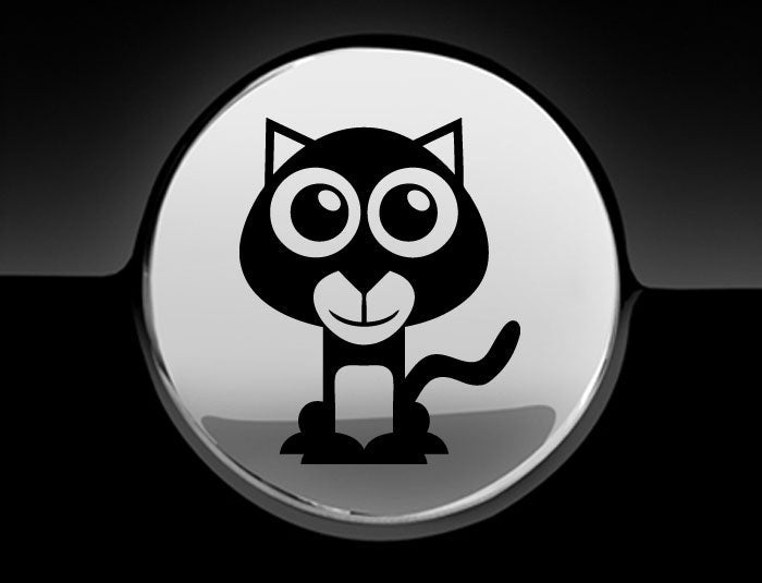 Adorable Wildcat Fuel Cap Car Sticker