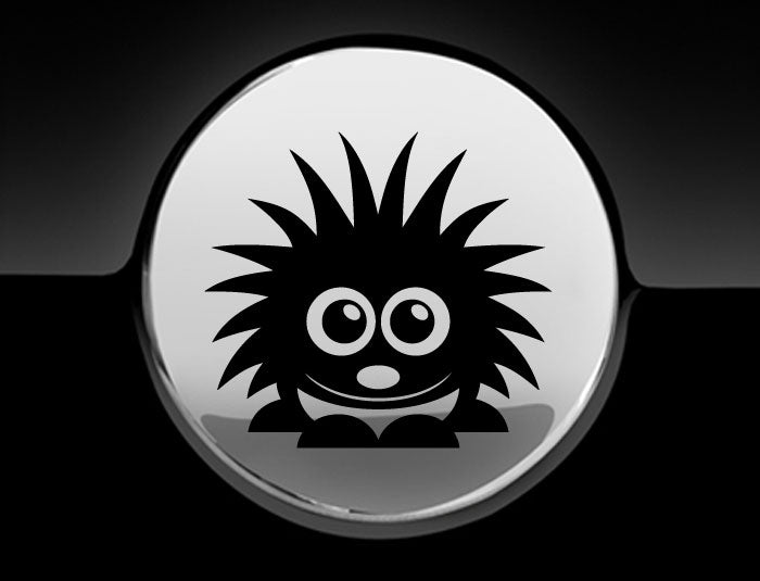 Adorable Hedgehog Fuel Cap Car Sticker