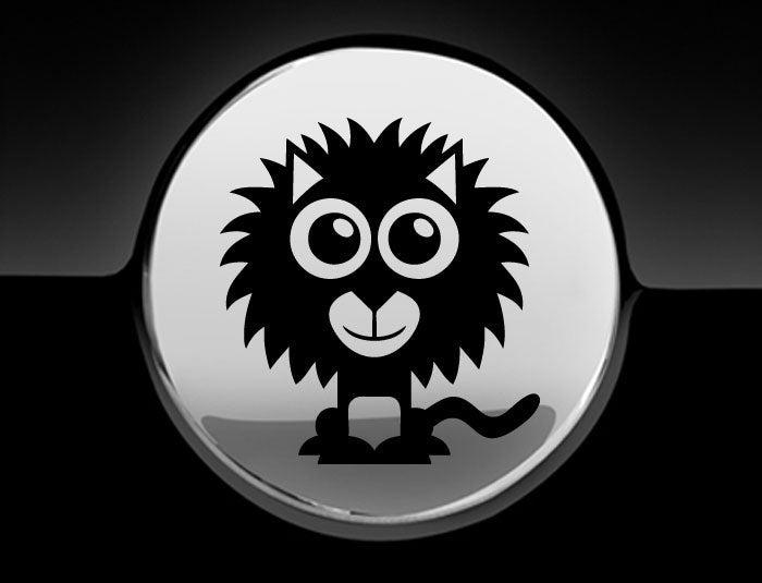 Adorable Lion Fuel Cap Car Sticker
