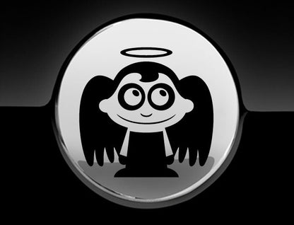 Adorable Angel Fuel Cap Car Sticker