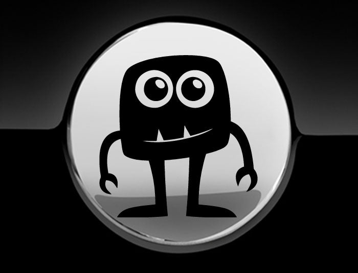 Adorable Monster Fuel Cap Car Sticker