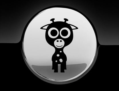 Adorable Giraffe Fuel Cap Car Sticker