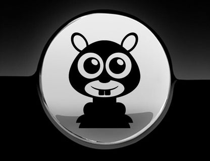 Adorable Mole Fuel Cap Car Sticker