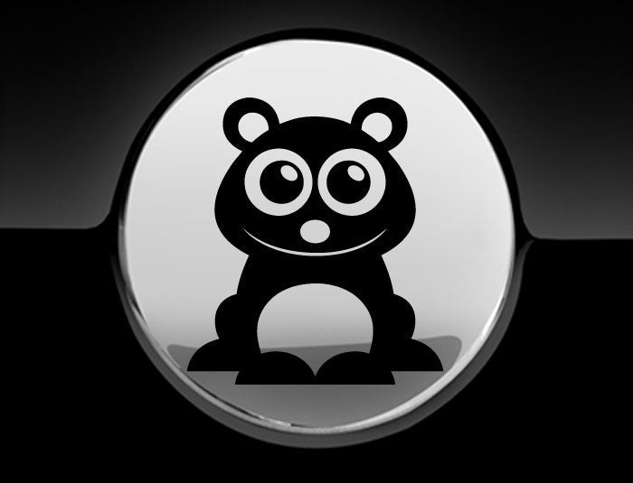 Adorable Panda Fuel Cap Car Sticker