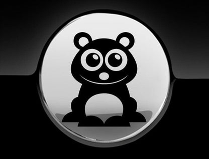 Adorable Panda Fuel Cap Car Sticker