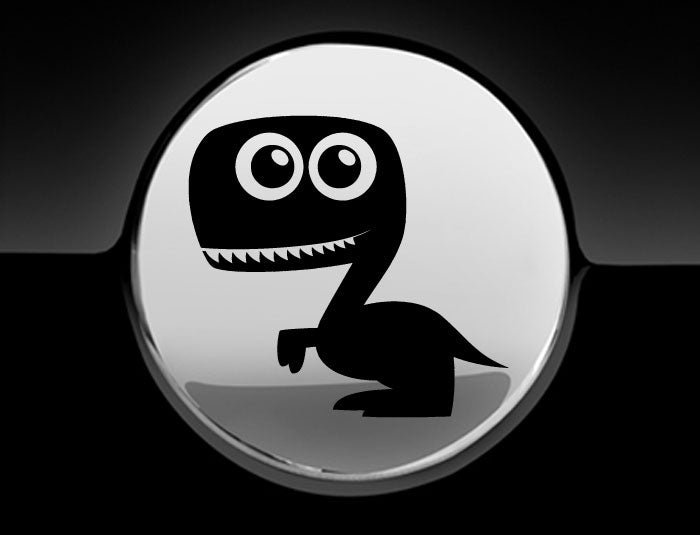 Adorable Dinosaur Fuel Cap Car Sticker