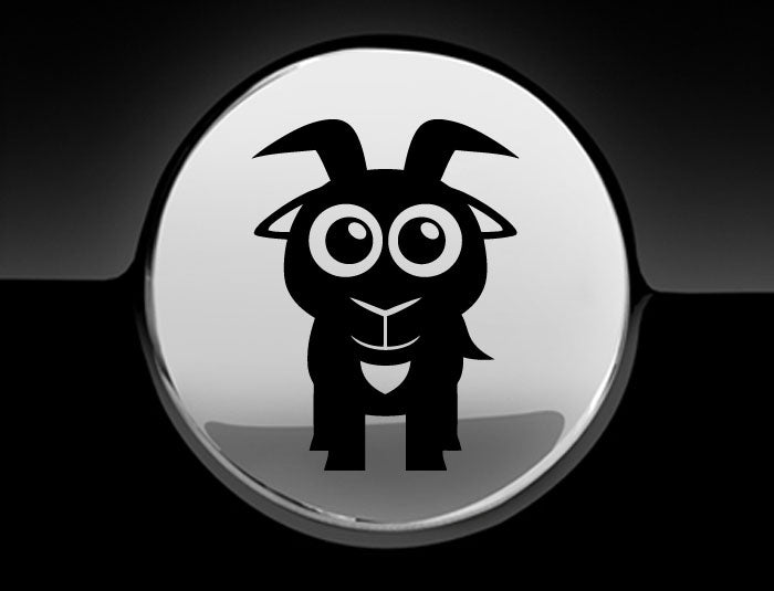 Adorable Goat Fuel Cap Car Sticker