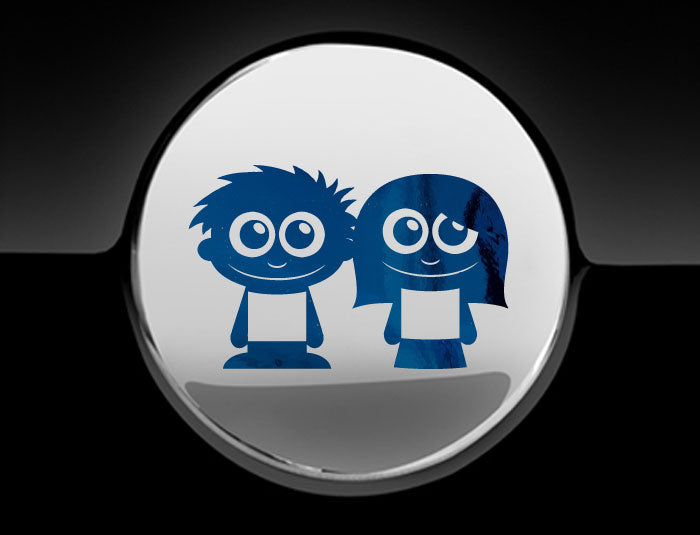 Adorable Friends Fuel Cap Car Sticker