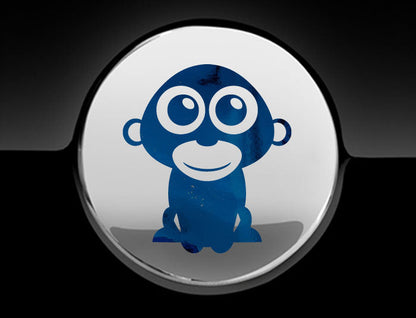 Adorable Gorilla Fuel Cap Car Sticker
