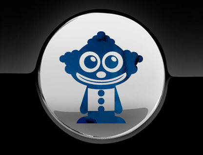 Adorable Clown Fuel Cap Car Sticker