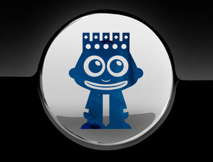 Adorable King Fuel Cap Car Sticker