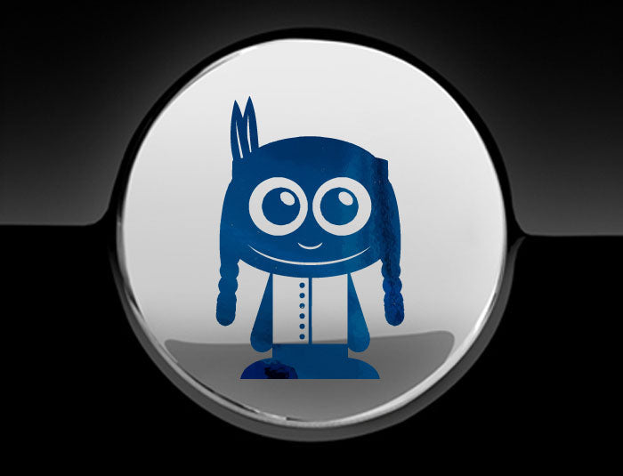 Adorable Indian Fuel Cap Car Sticker