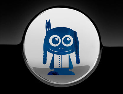 Adorable Indian Fuel Cap Car Sticker