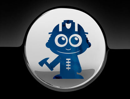 Adorable Firefighter Fuel Cap Car Sticker