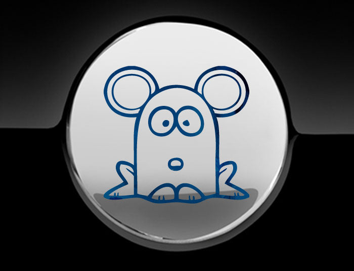 Funny Cartoon MouseFuel Cap Cover Car Sticker