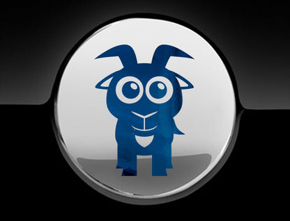 Adorable Goat Fuel Cap Car Sticker