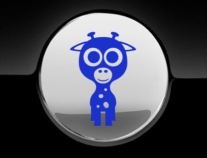 Adorable Giraffe Fuel Cap Car Sticker