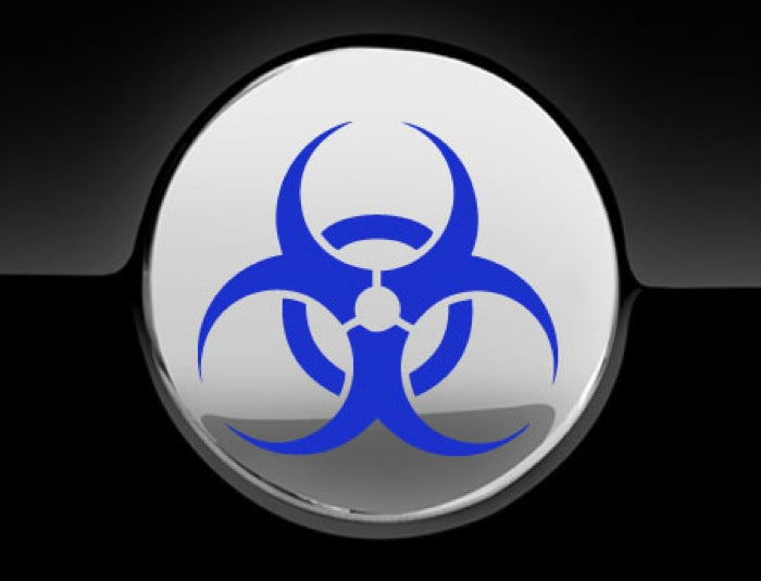 Biohazard Fuel Cap Cover Car Sticker