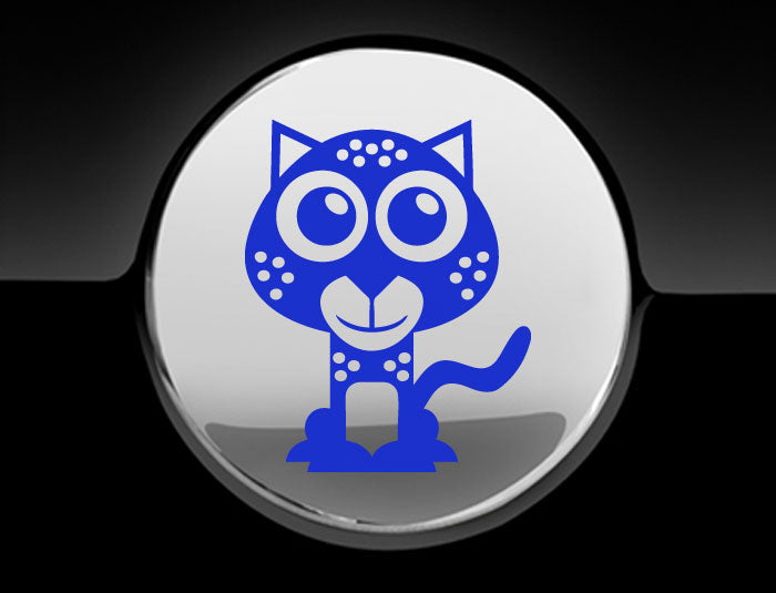 Adorable Cheetah Fuel Cap Car Sticker