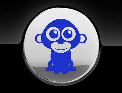 Adorable Monkey Fuel Cap Car Sticker
