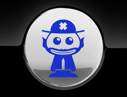 Adorable Leprechaun Fuel Cap Car Sticker