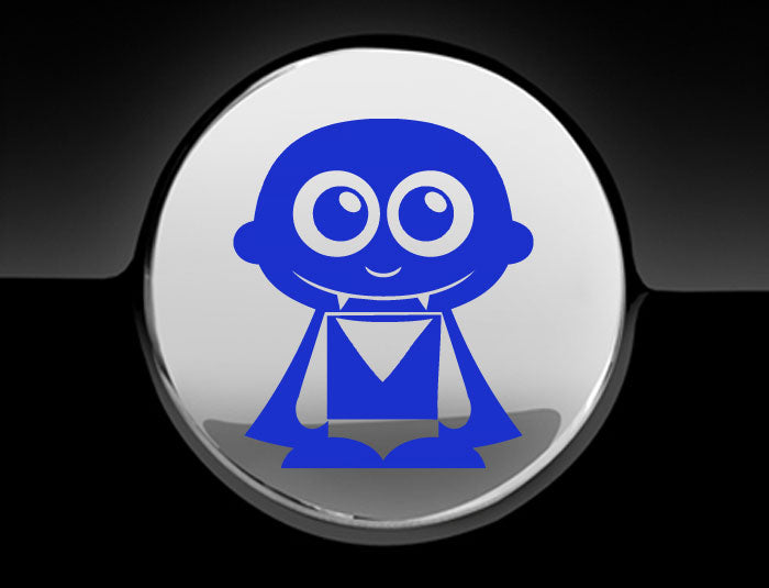 Adorable Vampire Fuel Cap Car Sticker