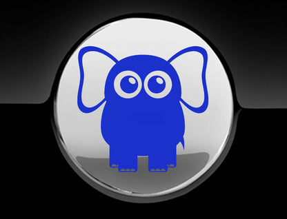 Adorable Elephant Fuel Cap Car Sticker