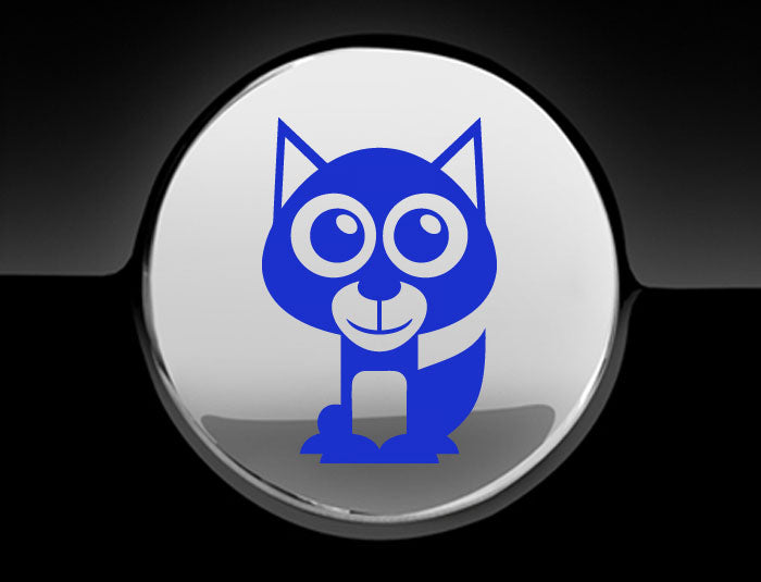 Adorable Husky Fuel Cap Car Sticker