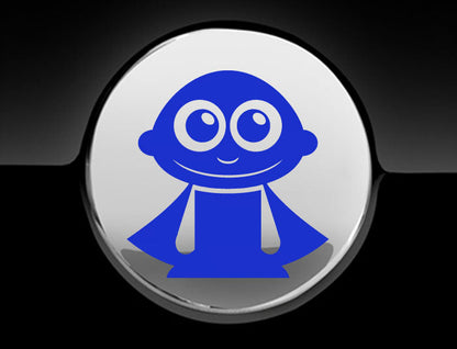 Adorable Superhero Fuel Cap Car Sticker