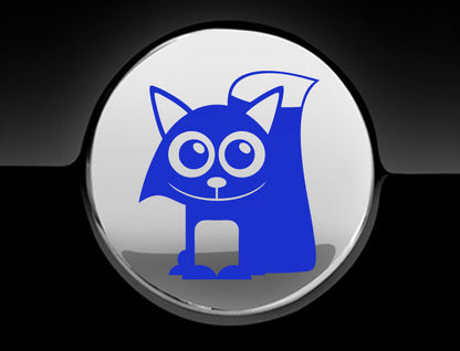 Adorable Fox Fuel Cap Car Sticker