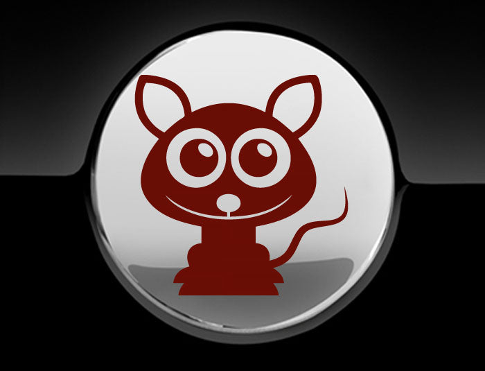 Adorable Rat Fuel Cap Car Sticker