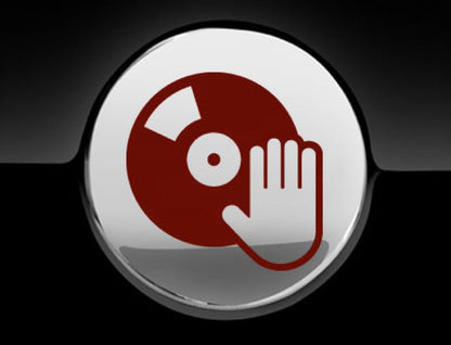 DJ Music Fuel Cap Cover Car Sticker