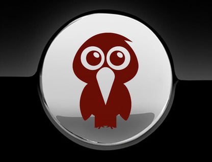 Adorable Hawk Fuel Cap Car Sticker