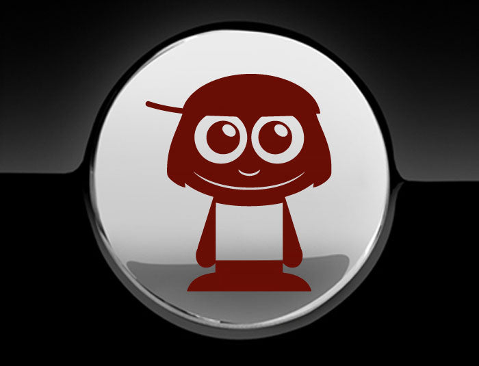 Adorable Child Fuel Cap Car Sticker