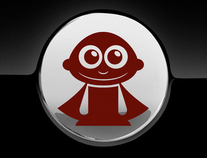 Adorable Superhero Fuel Cap Car Sticker