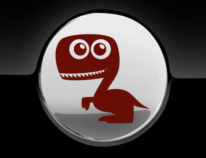Adorable Dinosaur Fuel Cap Car Sticker