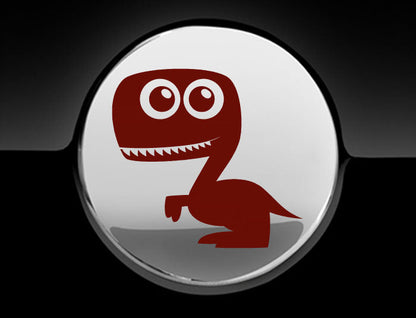 Adorable Dinosaur Fuel Cap Car Sticker