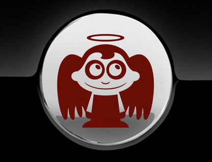 Adorable Angel Fuel Cap Car Sticker