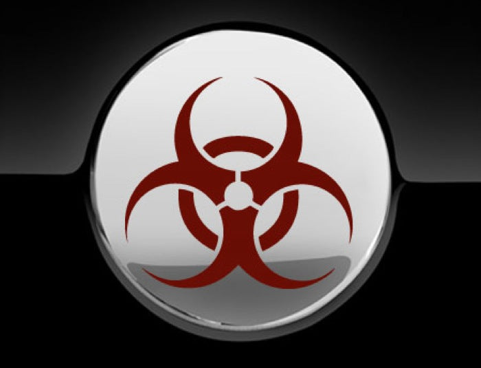 Biohazard Fuel Cap Cover Car Sticker