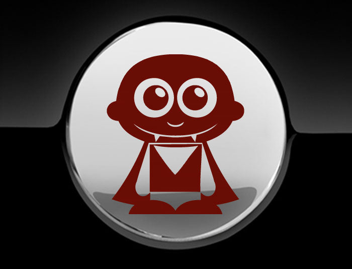 Adorable Vampire Fuel Cap Car Sticker