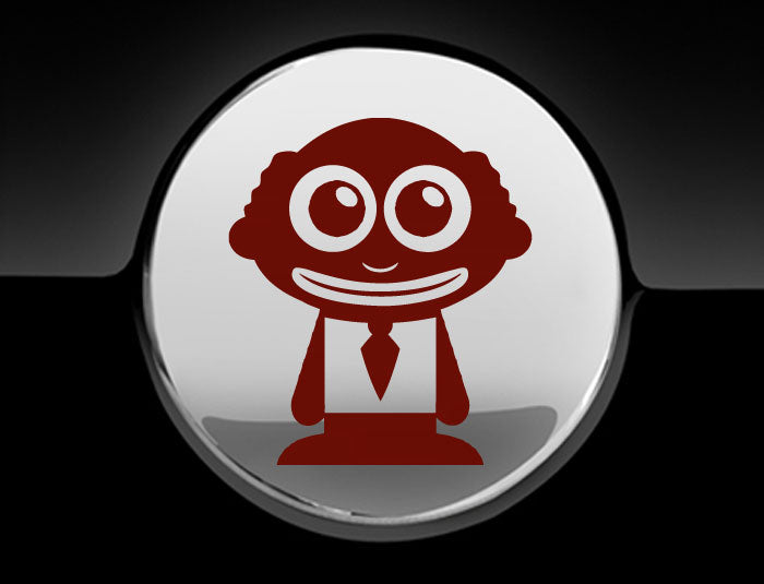 Adorable Grandpa Fuel Cap Car Sticker