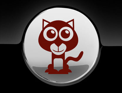 Adorable Wildcat Fuel Cap Car Sticker
