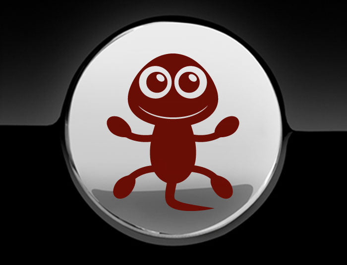 Adorable Lizard Fuel Cap Car Sticker